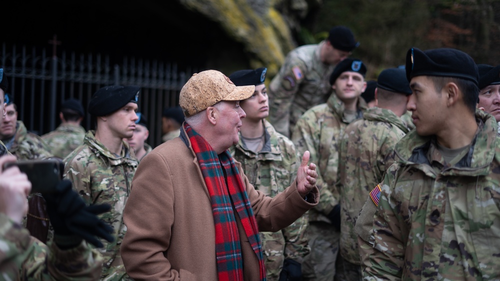 101st Airborne Division (Air Assault) Soldiers experiend Bastogne for 79th Anniversary of Battle of the Bulge