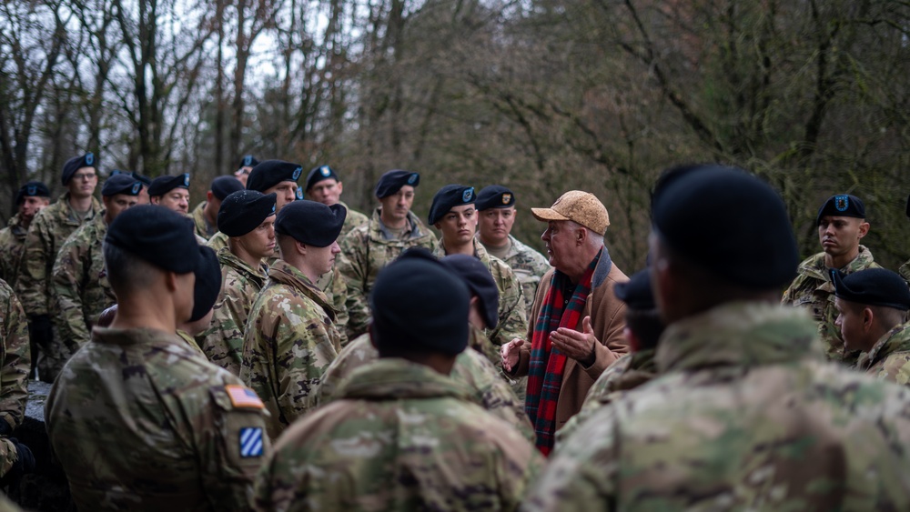 101st Airborne Division (Air Assault) Soldiers experiend Bastogne for 79th Anniversary of Battle of the Bulge