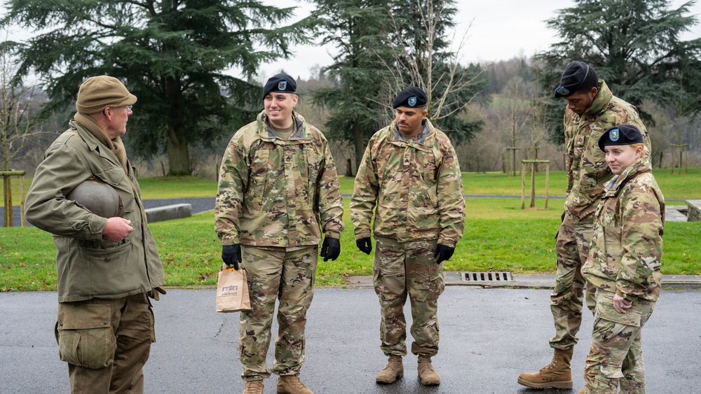 101st Airborne Division (Air Assault) Soldiers experiend Bastogne for 79th Anniversary of Battle of the Bulge