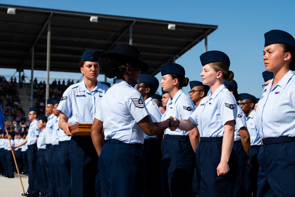 USAF BMT Graduation, Airman's Run and Coin Ceremony -- 22-23 Feb. 2023