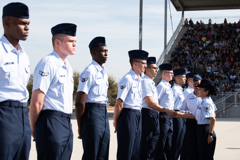 USAF BMT Graduation, Airman's Run and Coin Ceremony -- 22-23 Feb. 2023