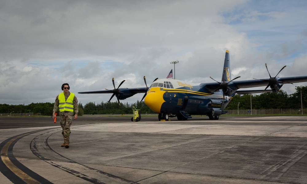 Blue Angels: Toys for Tots at 156th Wing