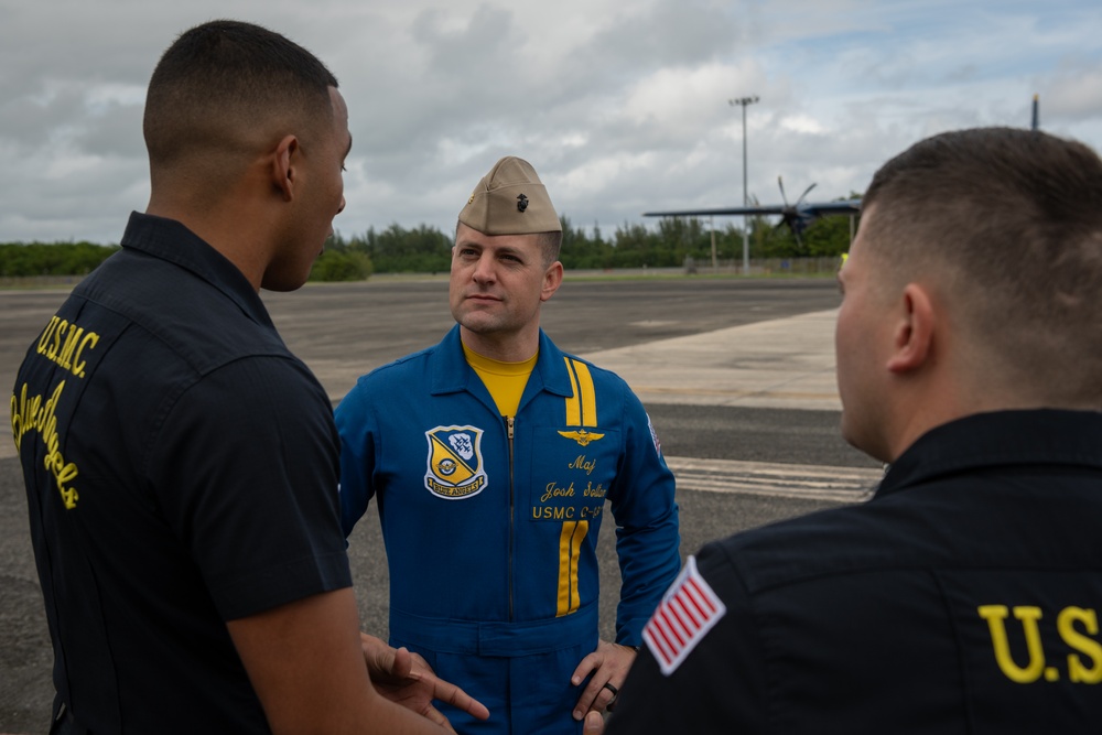 Blue Angels: Toys for Tots at 156th Wing