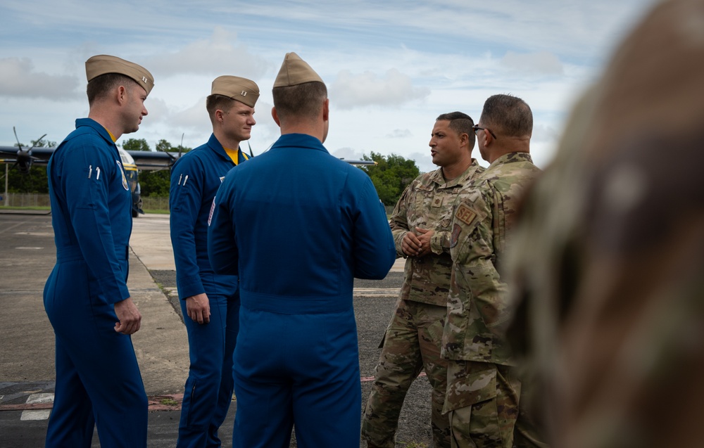 Blue Angels: Toys for Tots at 156th Wing