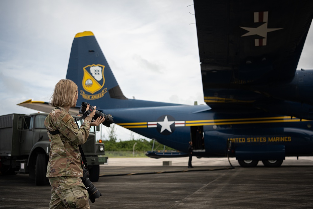 Blue Angels: Toys for Tots at 156th Wing