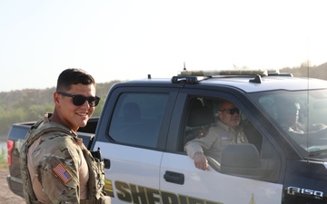 Texas Army National Guard Soldiers Assist Webb County Sheriff