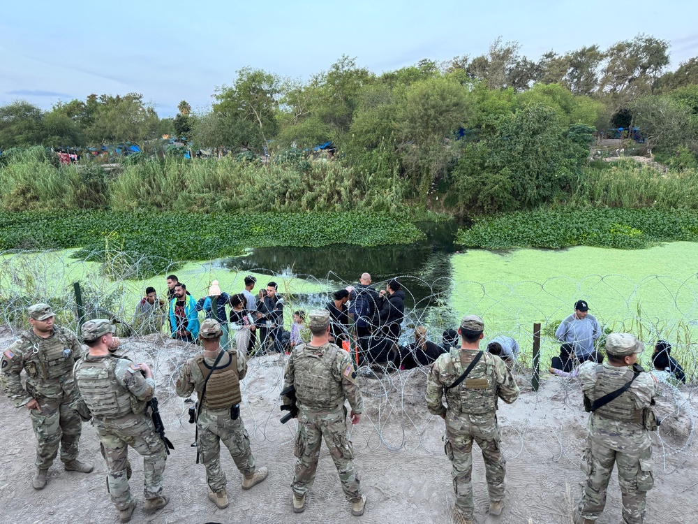 Texas Army National Guard Soldiers Prevent Deter Illegal Immigration