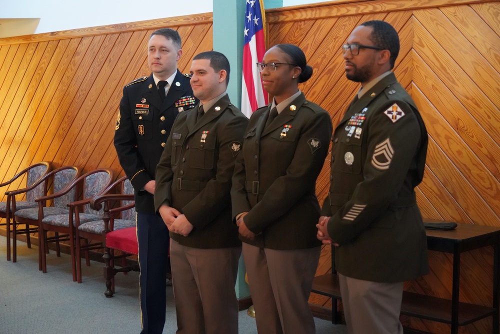 Tri-Service Optician School (TOPS) Class 23010 graduation onboard NWS Yorktown