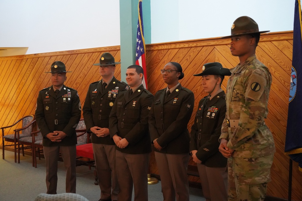 Tri-Service Optician School (TOPS) Class 23010 graduation onboard NWS Yorktown