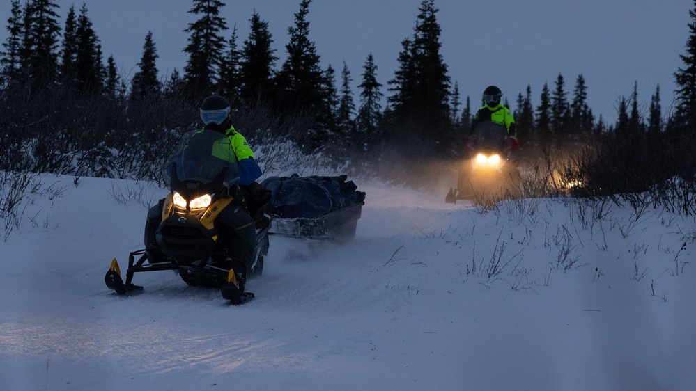 Alaska Marines deliver toys to children in remote locations