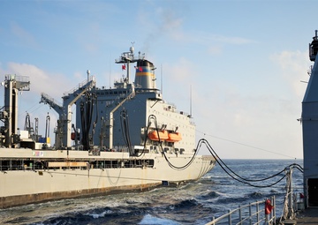 USS Princeton Conducts Fueling-at-Sea with USNS Yukon