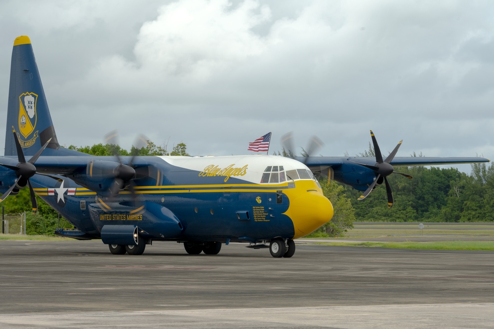 Blue Angels: Toys for Tots at 156th Wing