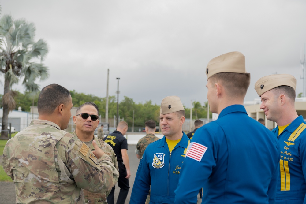 Blue Angels: Toys for Tots at 156th Wing