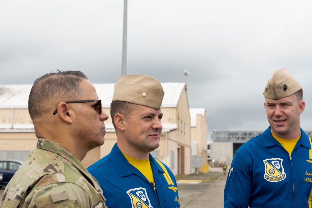 Blue Angels: Toys for Tots at 156th Wing