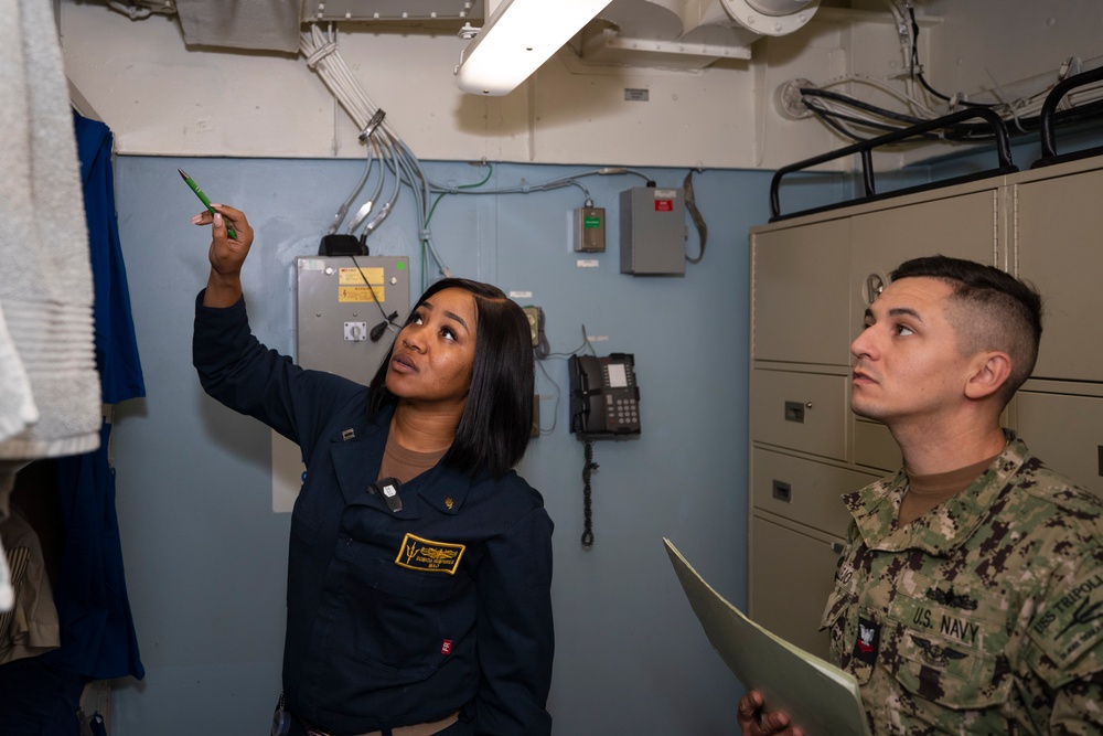 Zone Inspection Aboard USS Tripoli