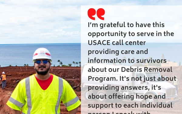 Hawaiʻi Wildfires Response Mission USACE Employee Spotlight – Jubbar Arshad