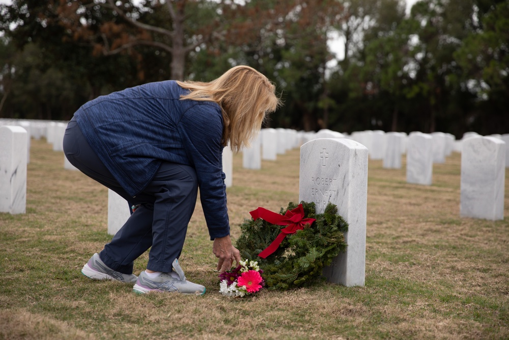 Wreaths Across America at Barrancas National Cemetery