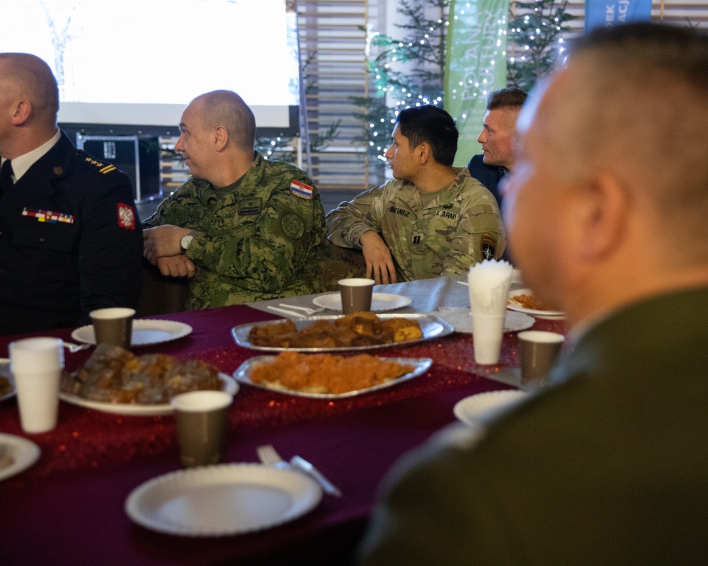 Task Force Marne troops attend local holiday celebration in Orzysz, Poland