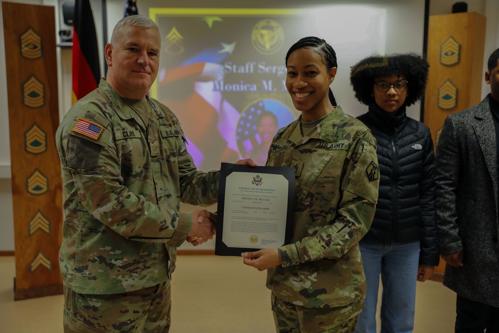 McCall Graduates to Sr. NCO