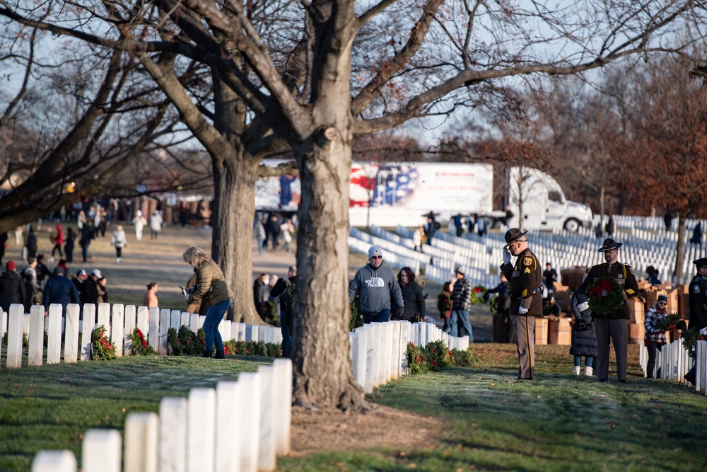 32nd Wreaths Across America Day at Arlington National Cemetery