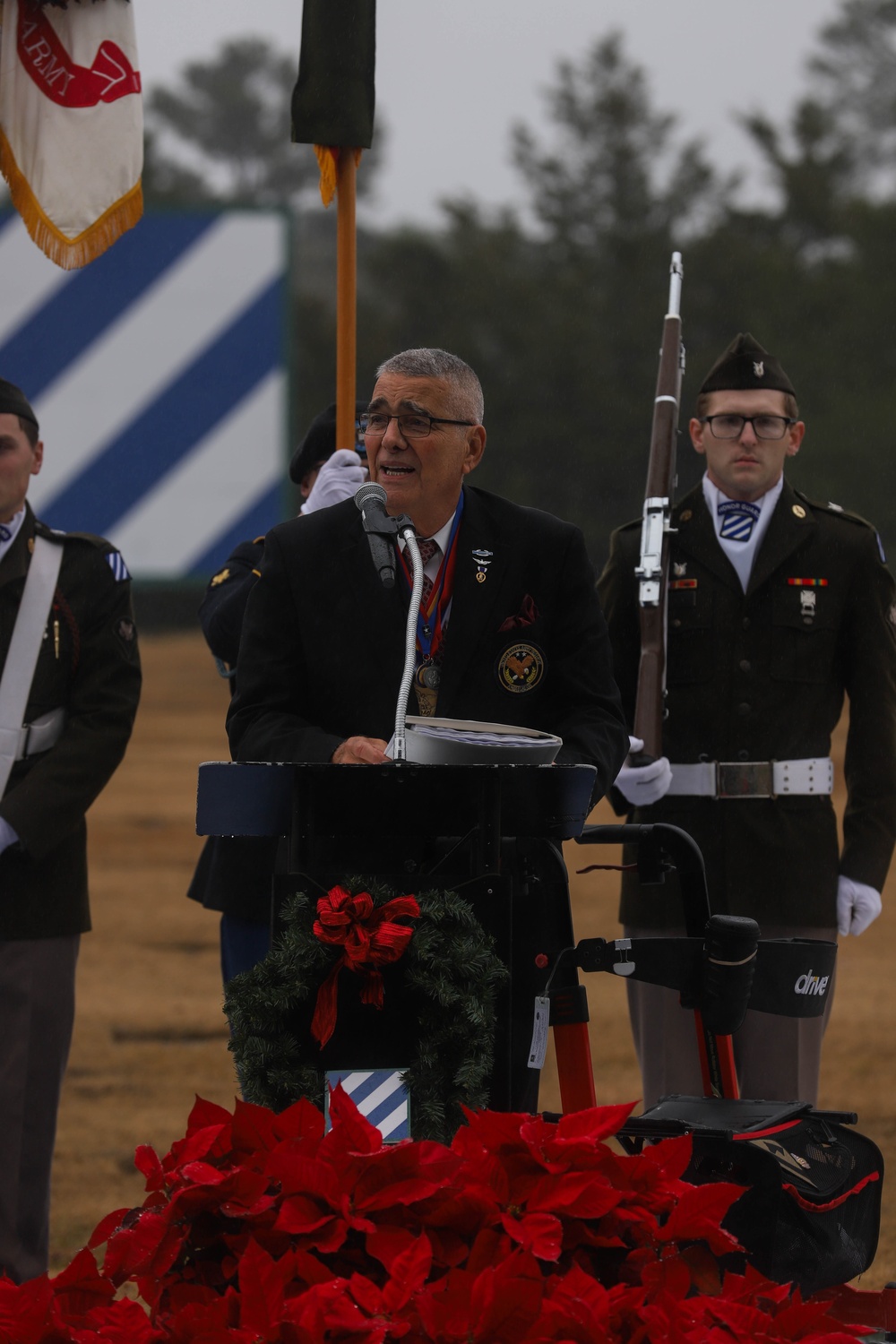 3rd Infantry Division Holds the Wreathes for Warriors Event at Cottrell Field