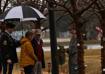 3rd Infantry Division Holds the Wreathes for Warriors Event at Cottrell Field