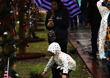 3rd Infantry Division Holds the Wreathes for Warriors Event at Cottrell Field