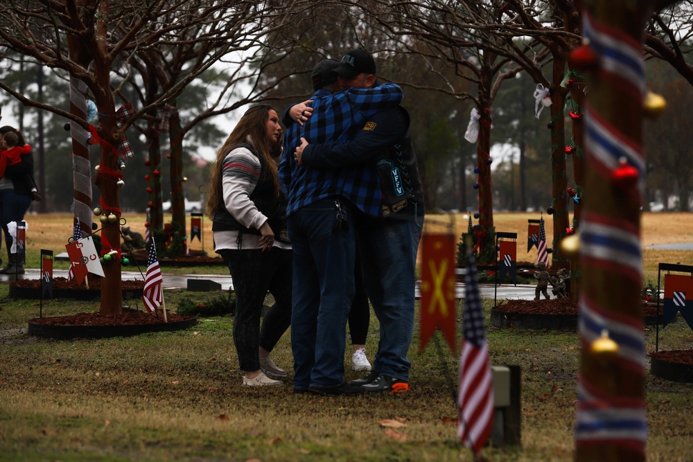 3rd Infantry Division Holds the Wreathes for Warriors Event at Cottrell Field