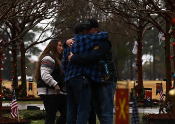 3rd Infantry Division Holds the Wreathes for Warriors Event at Cottrell Field