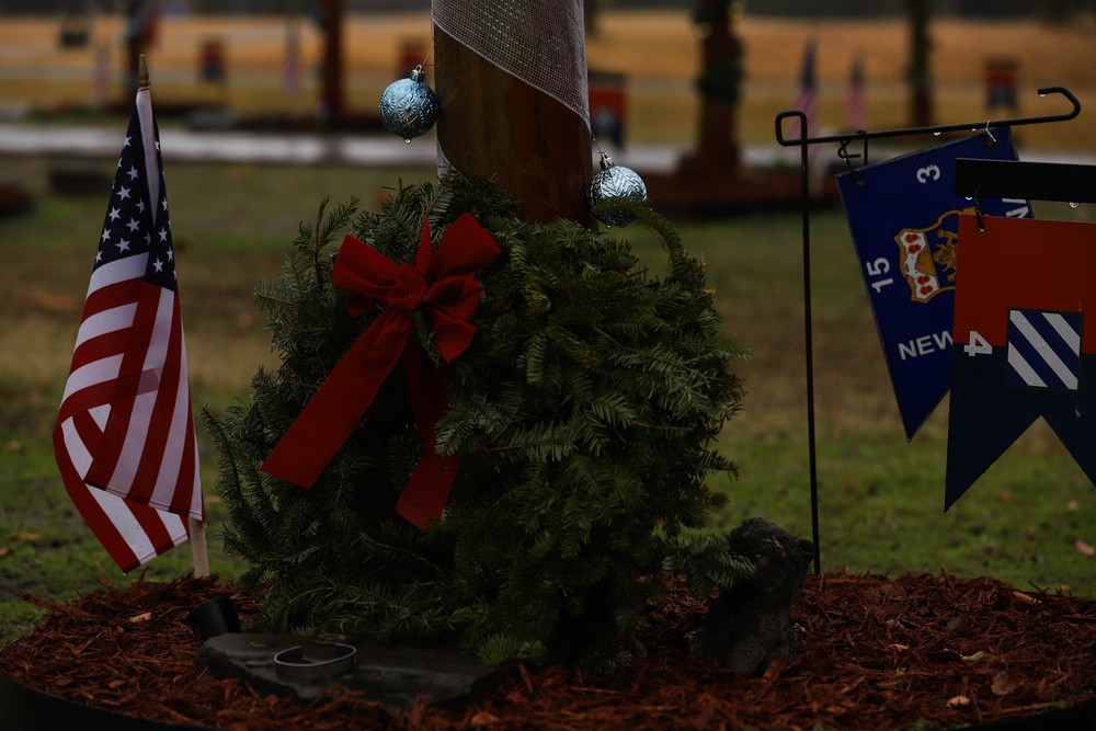 3rd Infantry Division Holds the Wreathes for Warriors Event at Cottrell Field