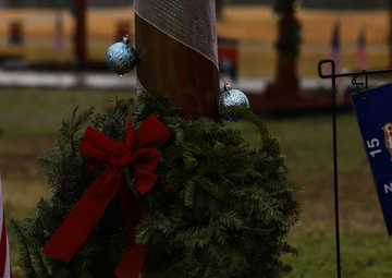 3rd Infantry Division Holds the Wreathes for Warriors Event at Cottrell Field