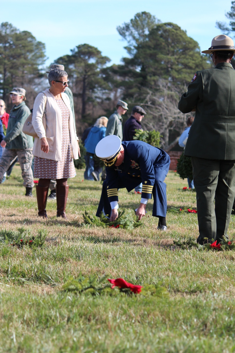 Wreaths Across America event at Yorktown National Cemetery