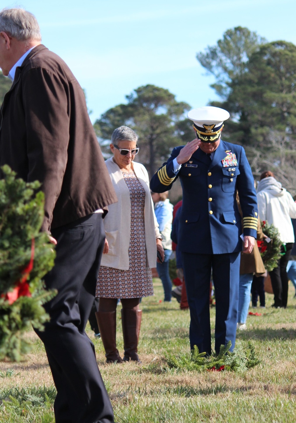 Wreaths Across America event at Yorktown National Cemetery