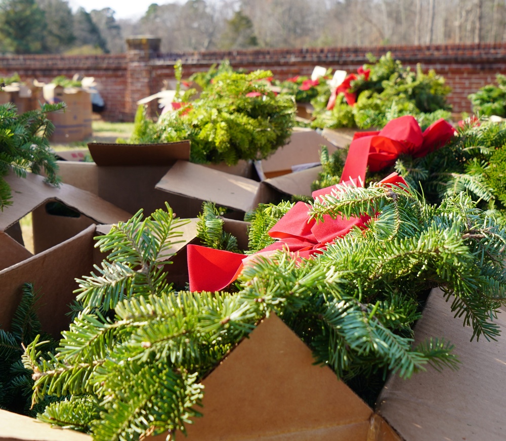 Wreaths Across America event at Yorktown National Cemetery