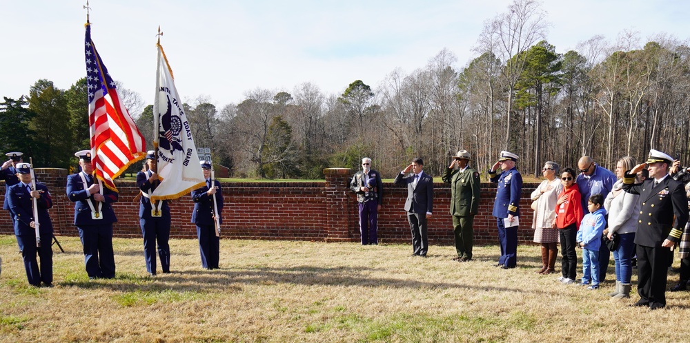 Wreaths Across America event at Yorktown National Cemetery