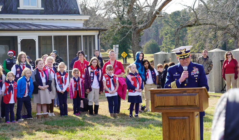 Wreaths Across America event at Yorktown National Cemetery