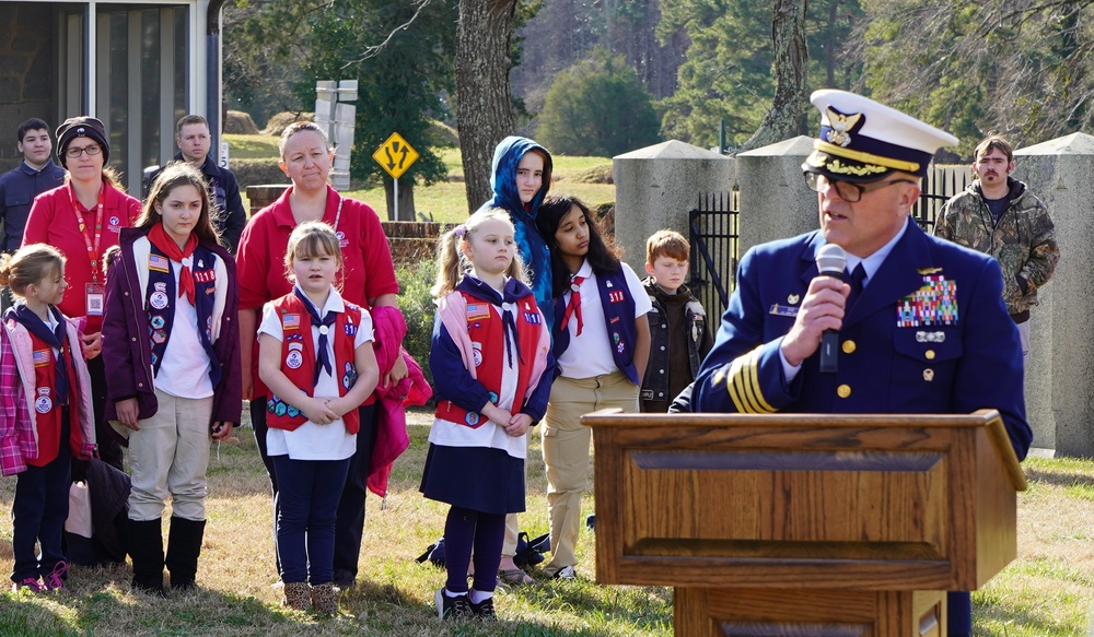 Wreaths Across America event at Yorktown National Cemetery