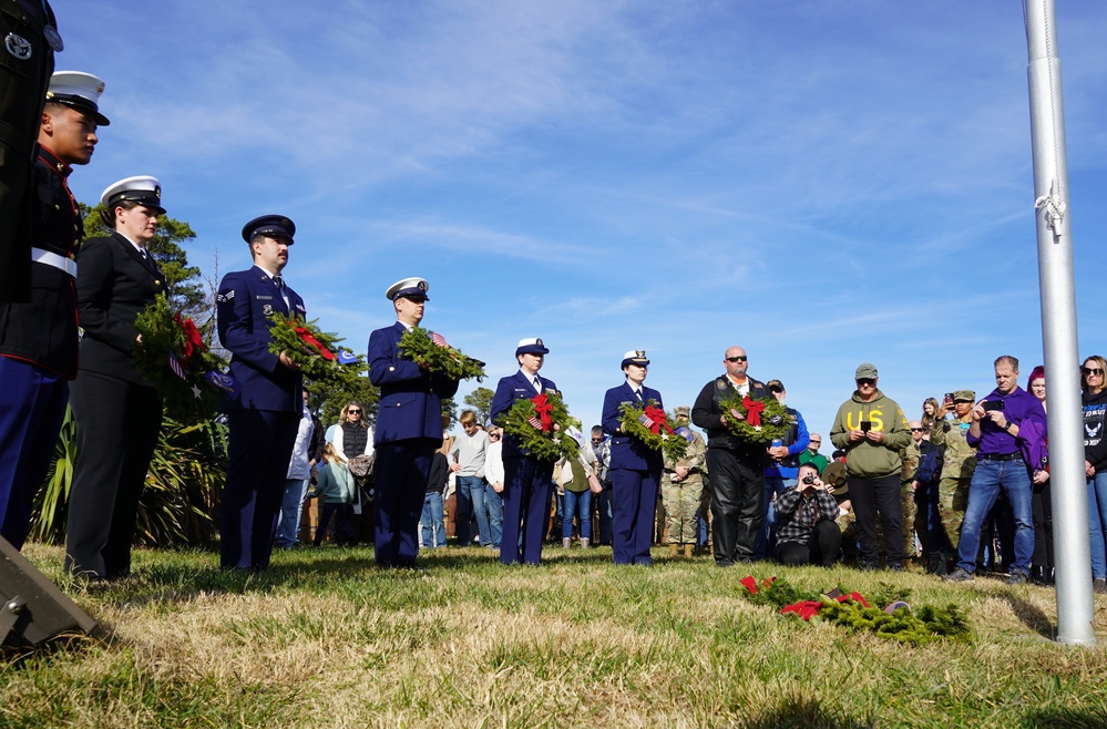 Wreaths Across America event at Yorktown National Cemetery