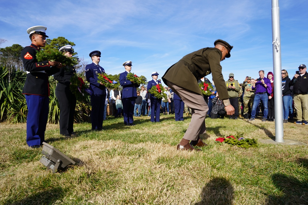 Wreaths Across America event at Yorktown National Cemetery