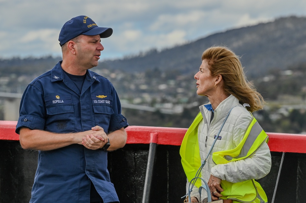 U.S. Ambassador for Australia visits Coast Guard Cutter Polar Star (WAGB 10)