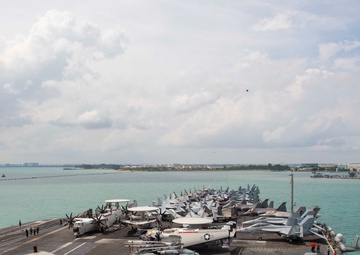 Carl Vinson Carrier Strike Group Arrives in Singapore