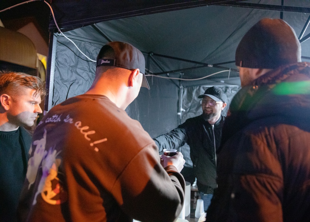 Dogface Soldiers serenade Biała Piska, Poland, with Christmas carols