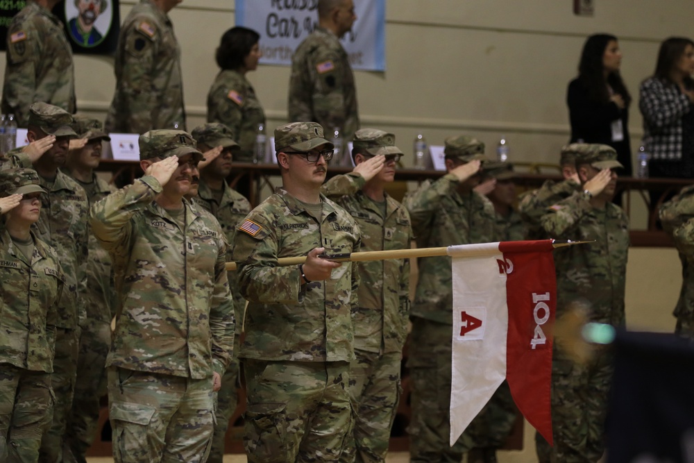 2-112th IN deployment ceremony