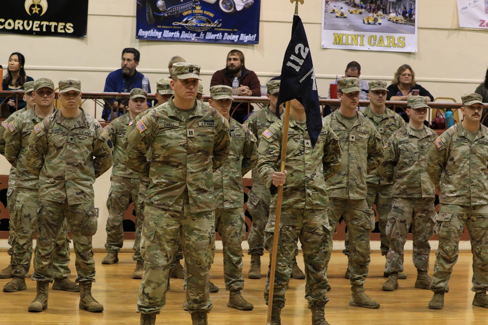 2-112th IN deployment ceremony