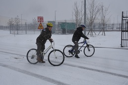 Abandoned bicycle club gives to Korean service members in community