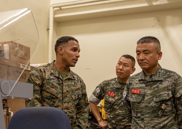 Republic of Korea Marines visit 3rd Marine Logistics Group