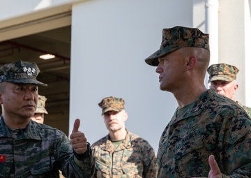 Republic of Korea Marines visit 3rd Marine Logistics Group
