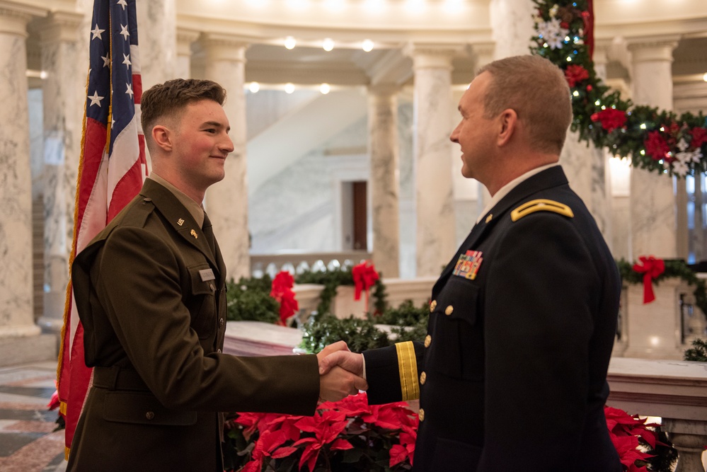 General commissions son in the same place he commissioned decades earlier