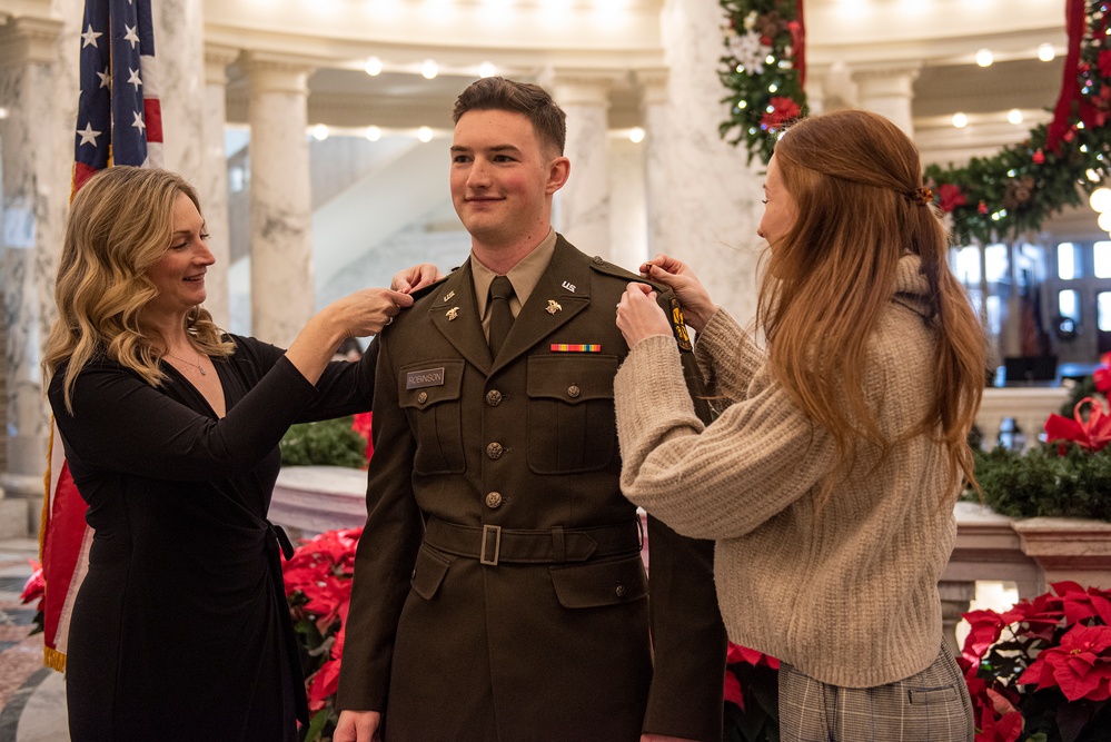 General commissions son in the same place he commissioned decades earlier