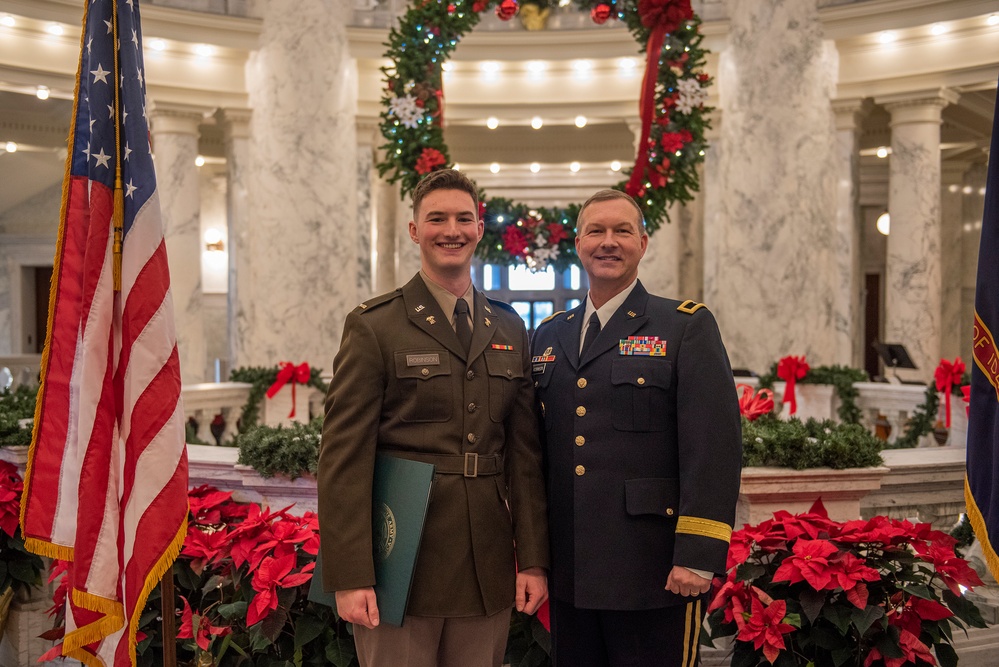 General commissions son in the same place he commissioned decades earlier